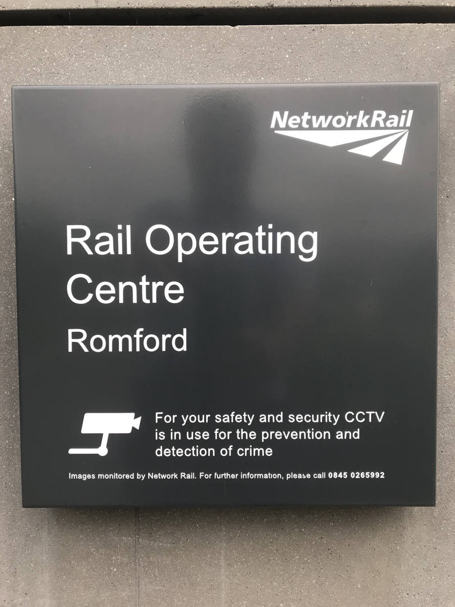 Romford.  Rail operating centre