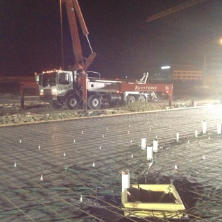 Concrete Pre Slab Placement  