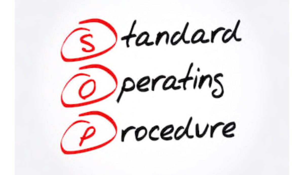 Third Space standard operating procedure SOP for 