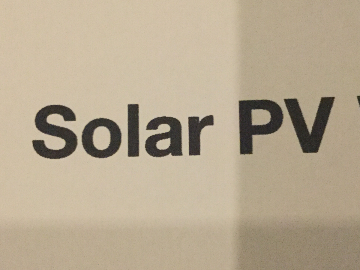 SOLAR PV WORKSHEET 