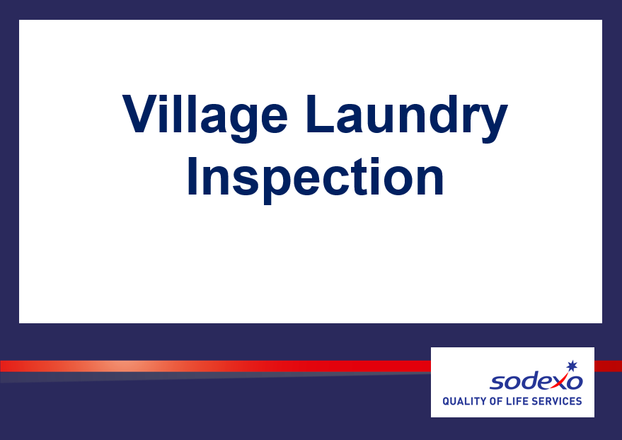 Village Laundry Inspection