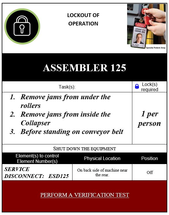 Operational Lockout & Secured Work Zone Audit 