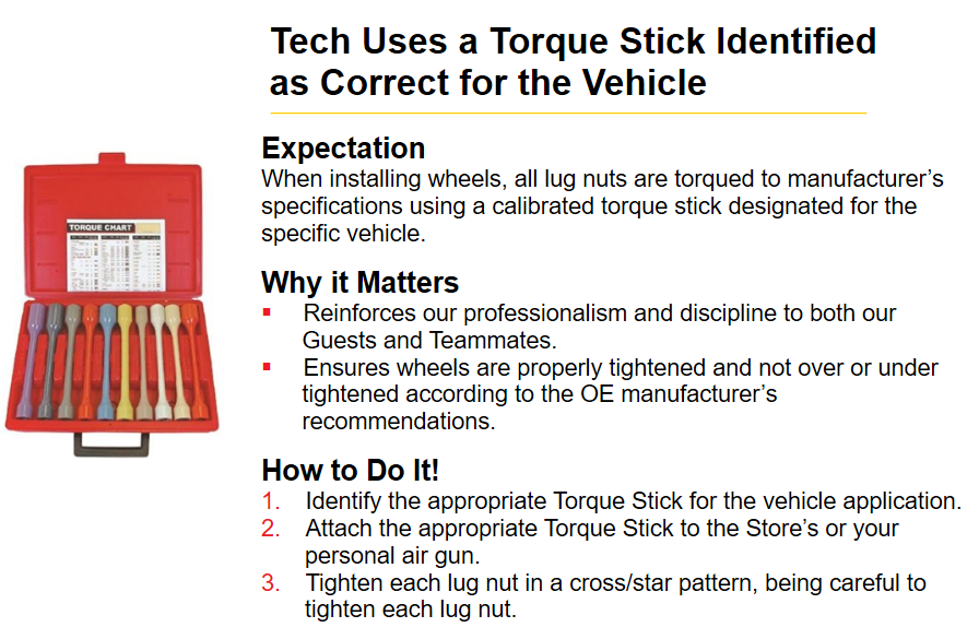 WHEEL TORQUE POLICY SafetyCulture