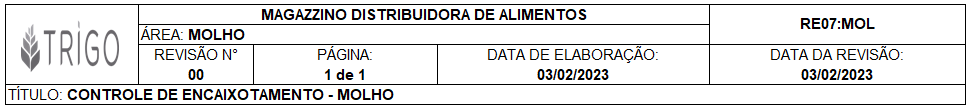 Controle de encaixotamento - Novo  - duplicate