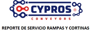 REPORTE DE SERVICIO RAMPAS Y CORTINAS. 