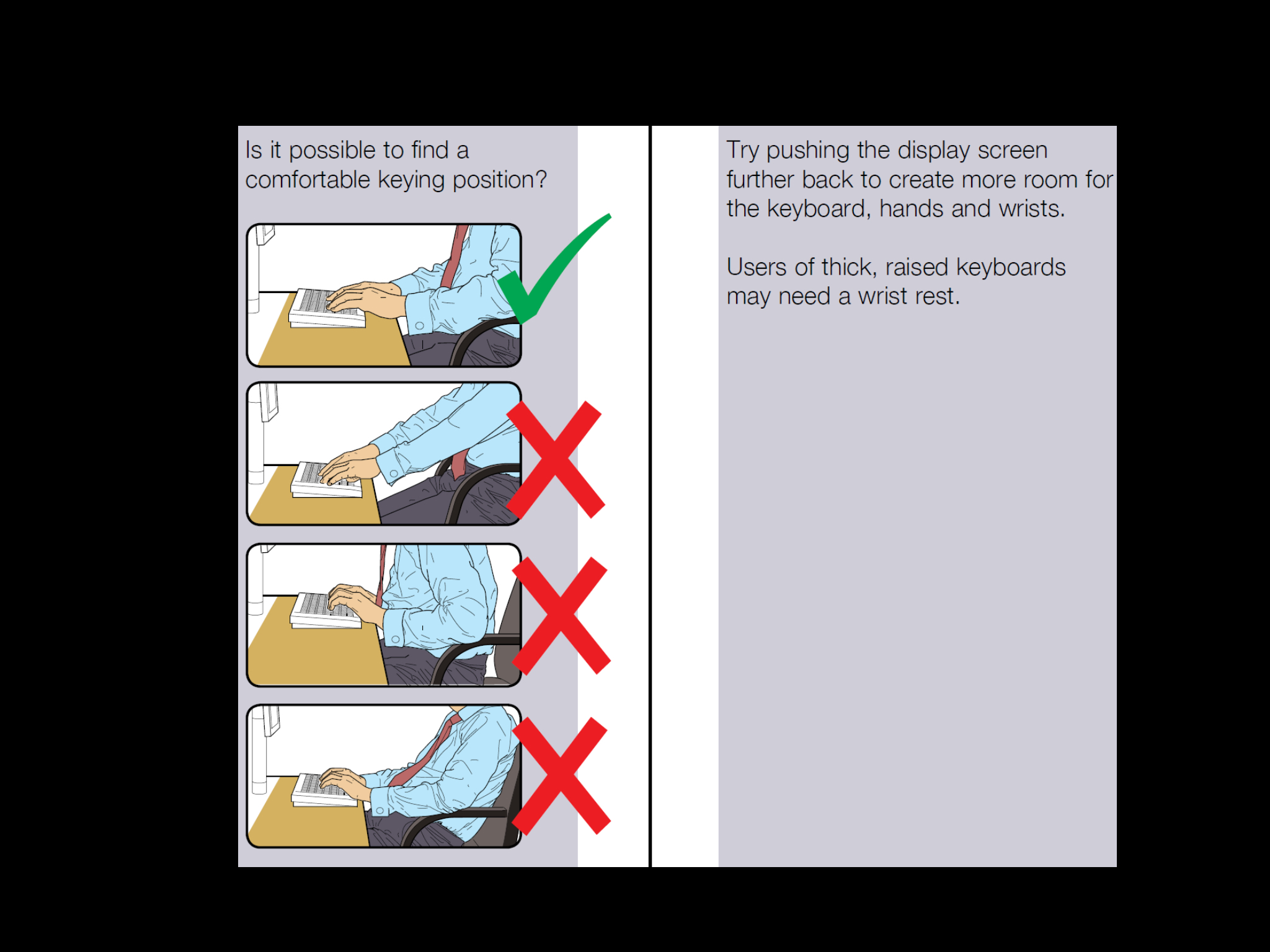 Third Space Canary Wharf Display Screen Equipment workstation checklist