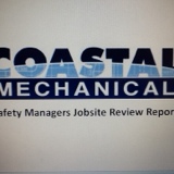 Coastal Mechanical Safety Managers Jobsite Review Report