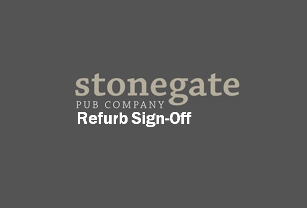 Stonegate sign off