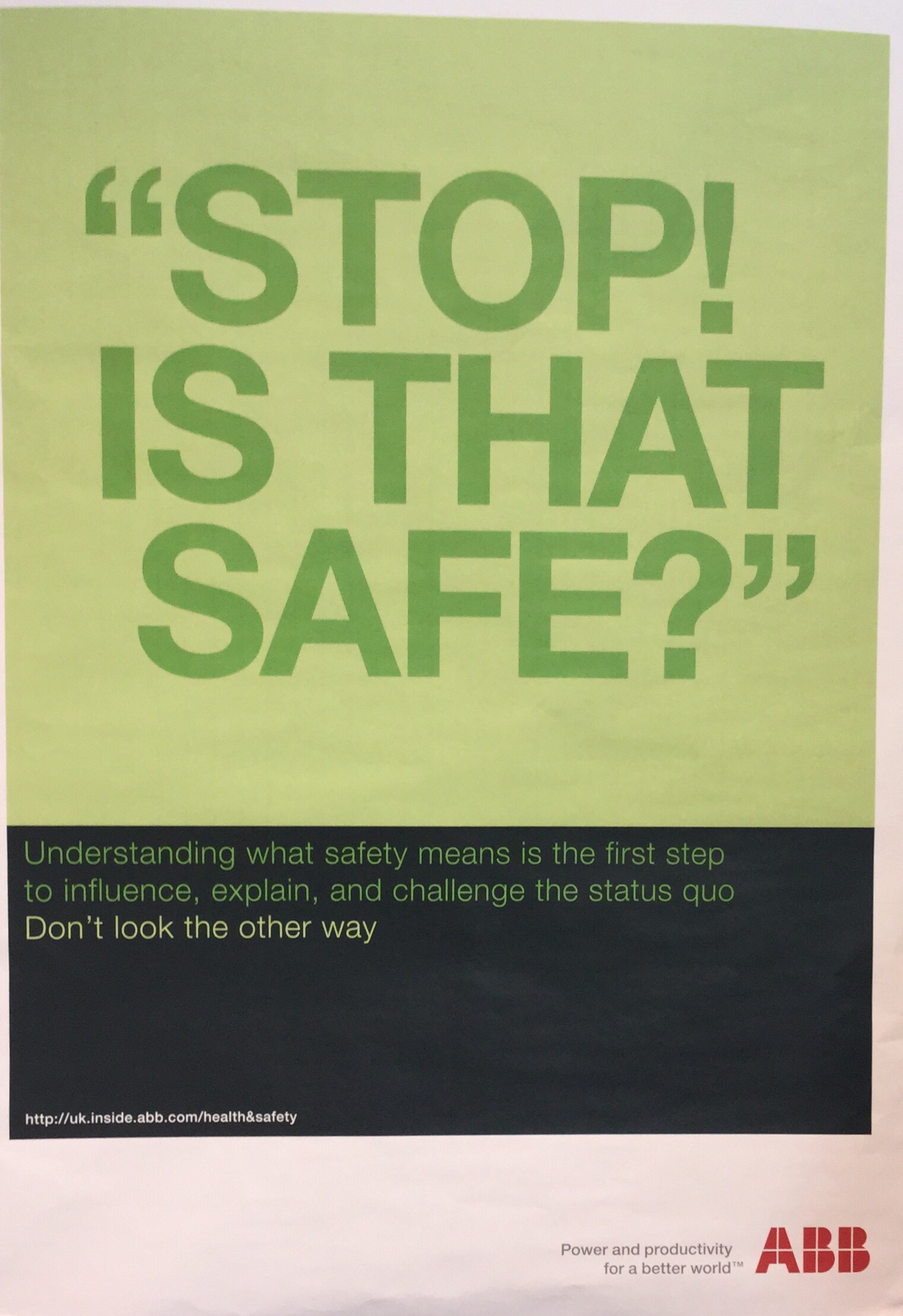 ABB Ltd Robotics - Point of Work Risk Assessment 