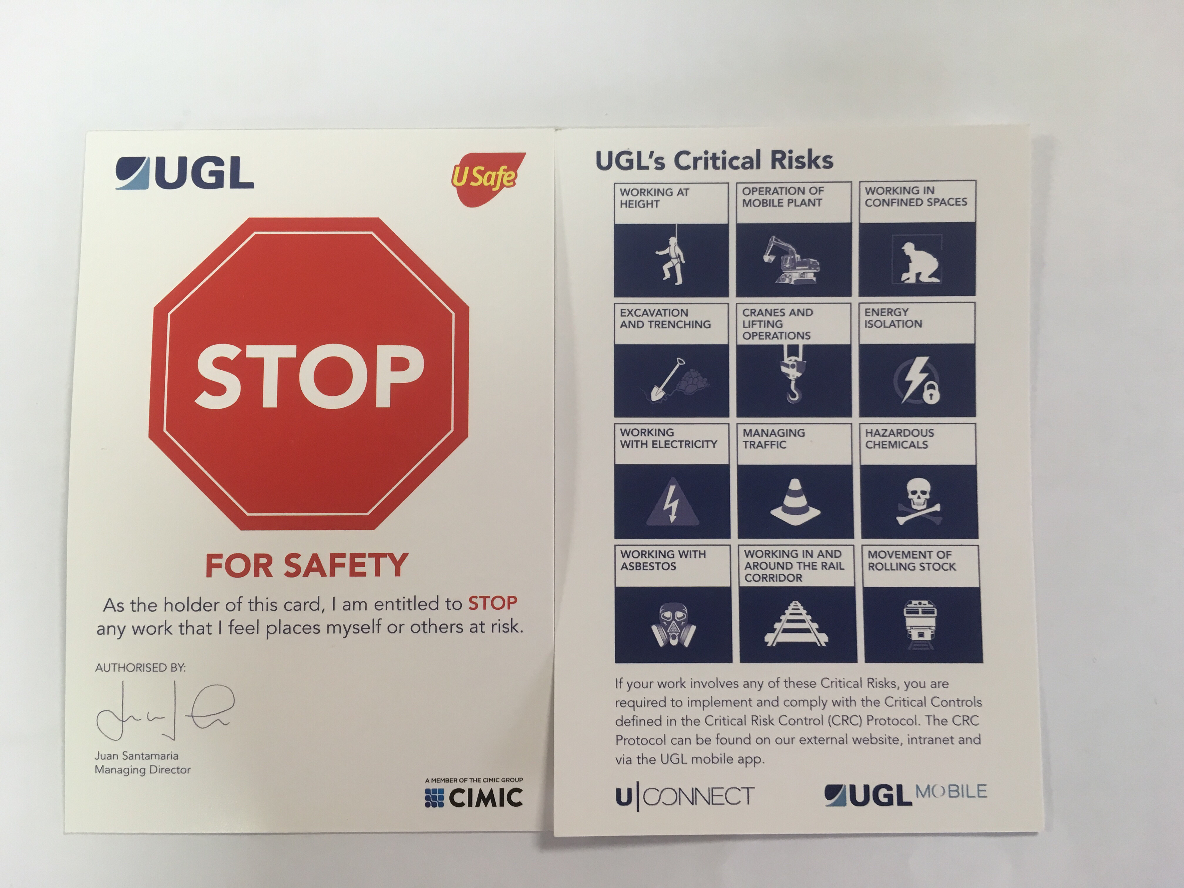 UGL 3. Working in confined spaces Critical Risk Activity Review