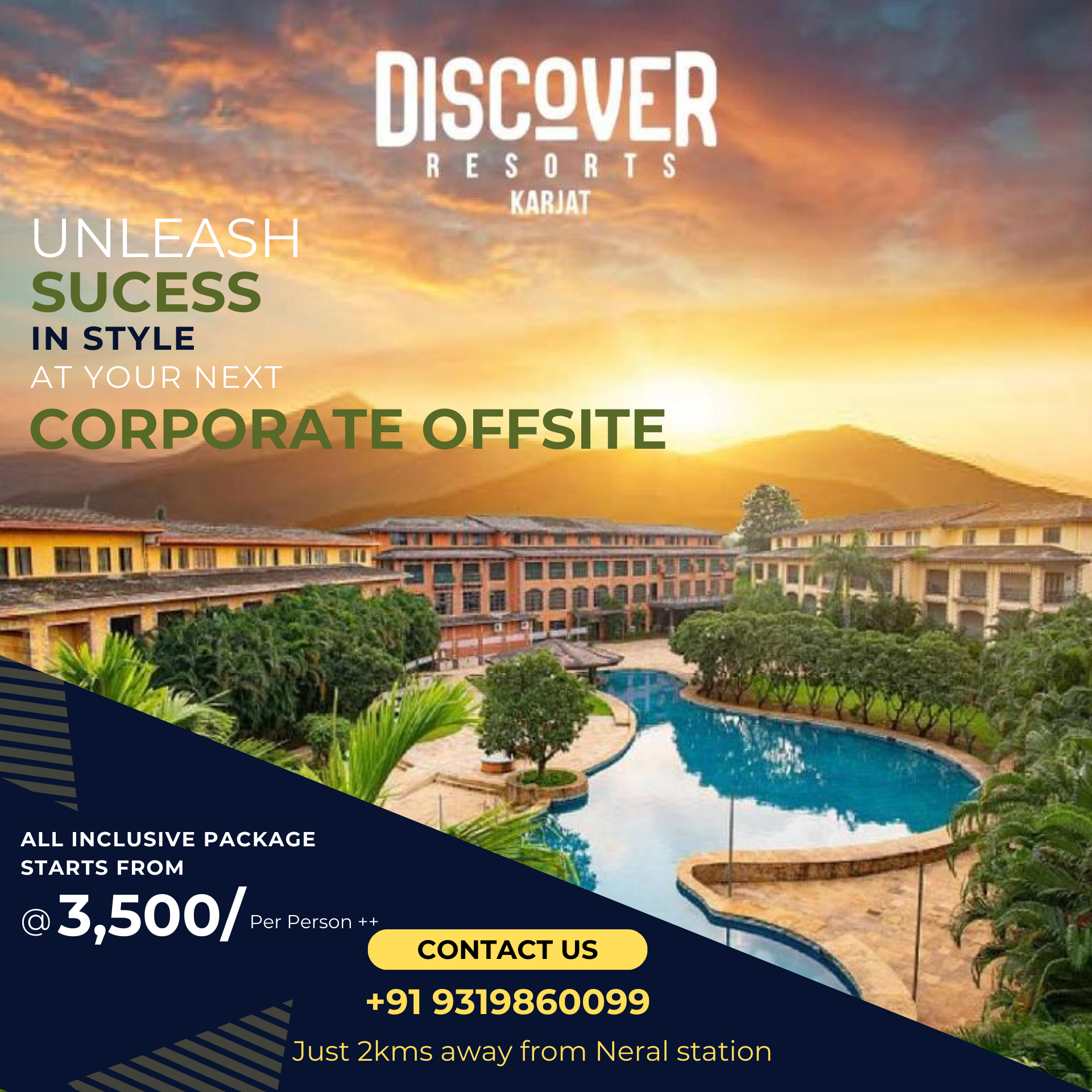 Discover Resorts - Karjat Manager on Duty (MOD REPORT)