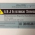 A&J Electrical Services.                     Job Sheet        E.C.N.- 9009