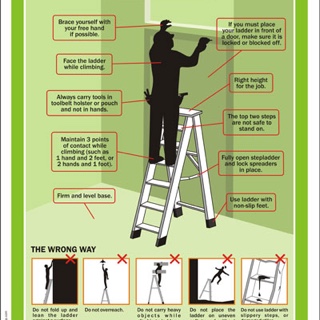 Ladder Safety - Top Step - Safety Pocket Guide with Scratch-Off Quiz Card