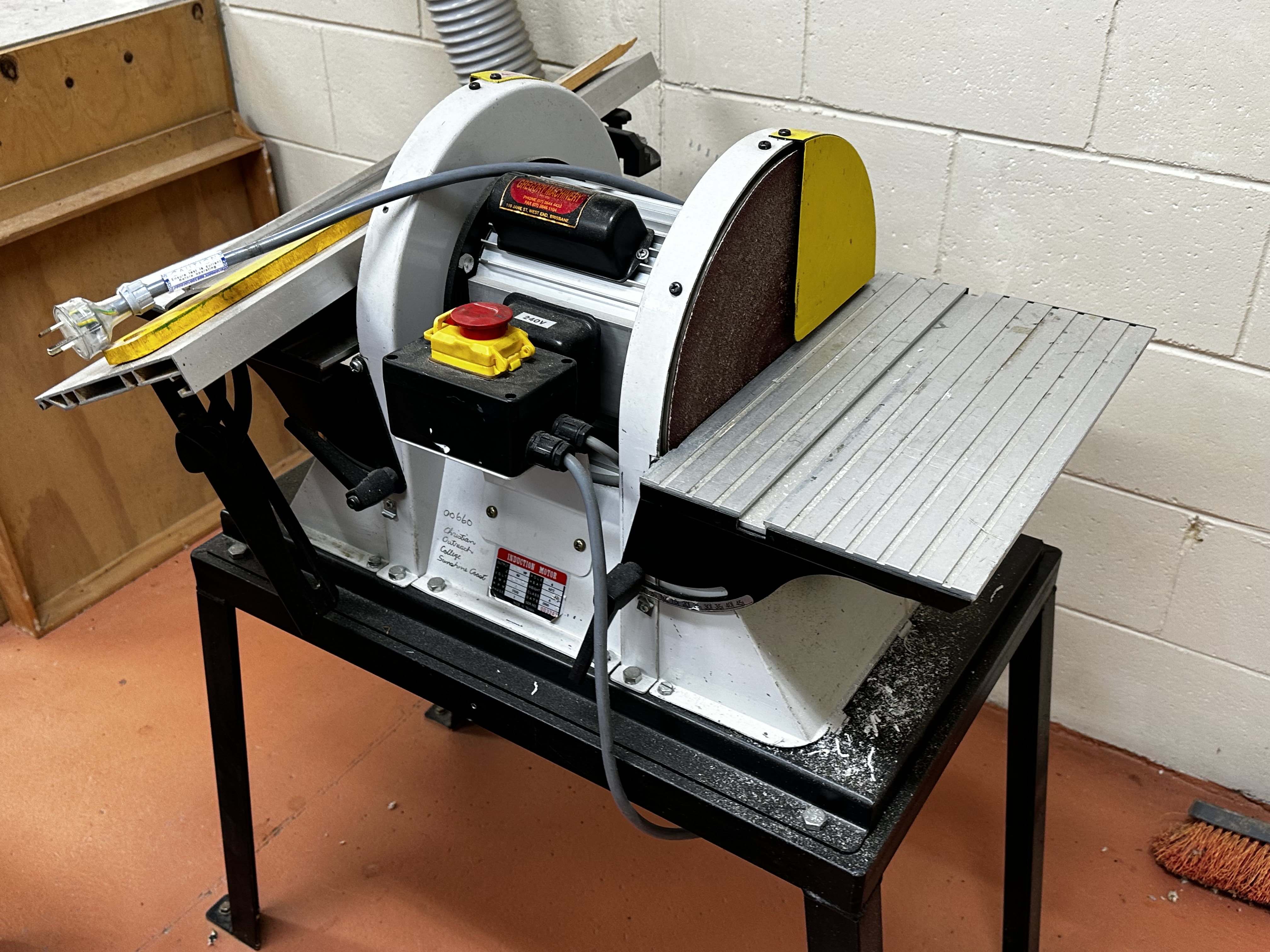 Metal Dual Disk Sander Risk Assessment