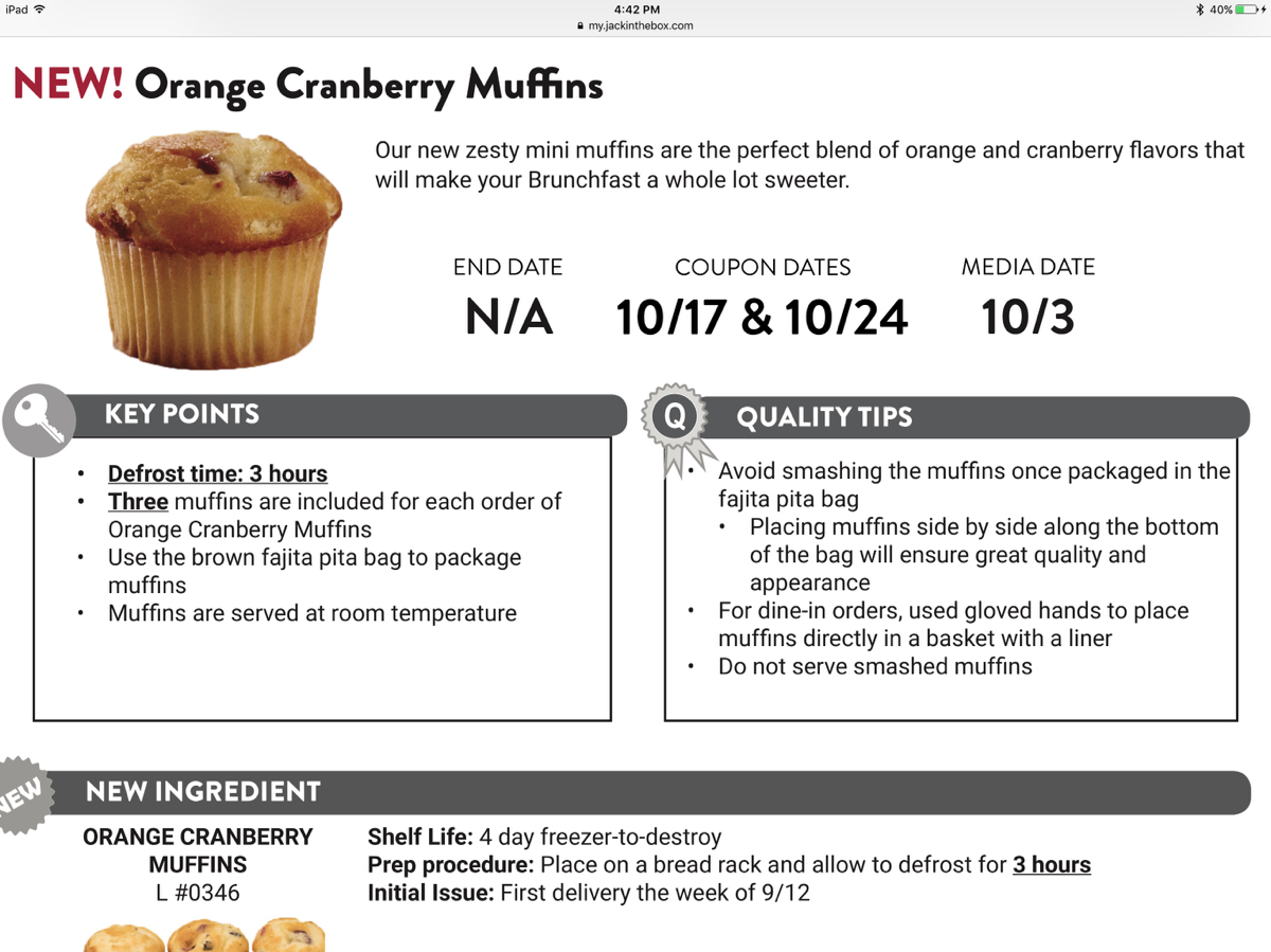 Quality Tips Muffins