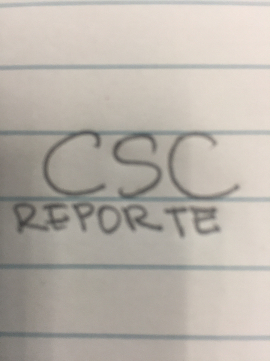 Reporte al CSC