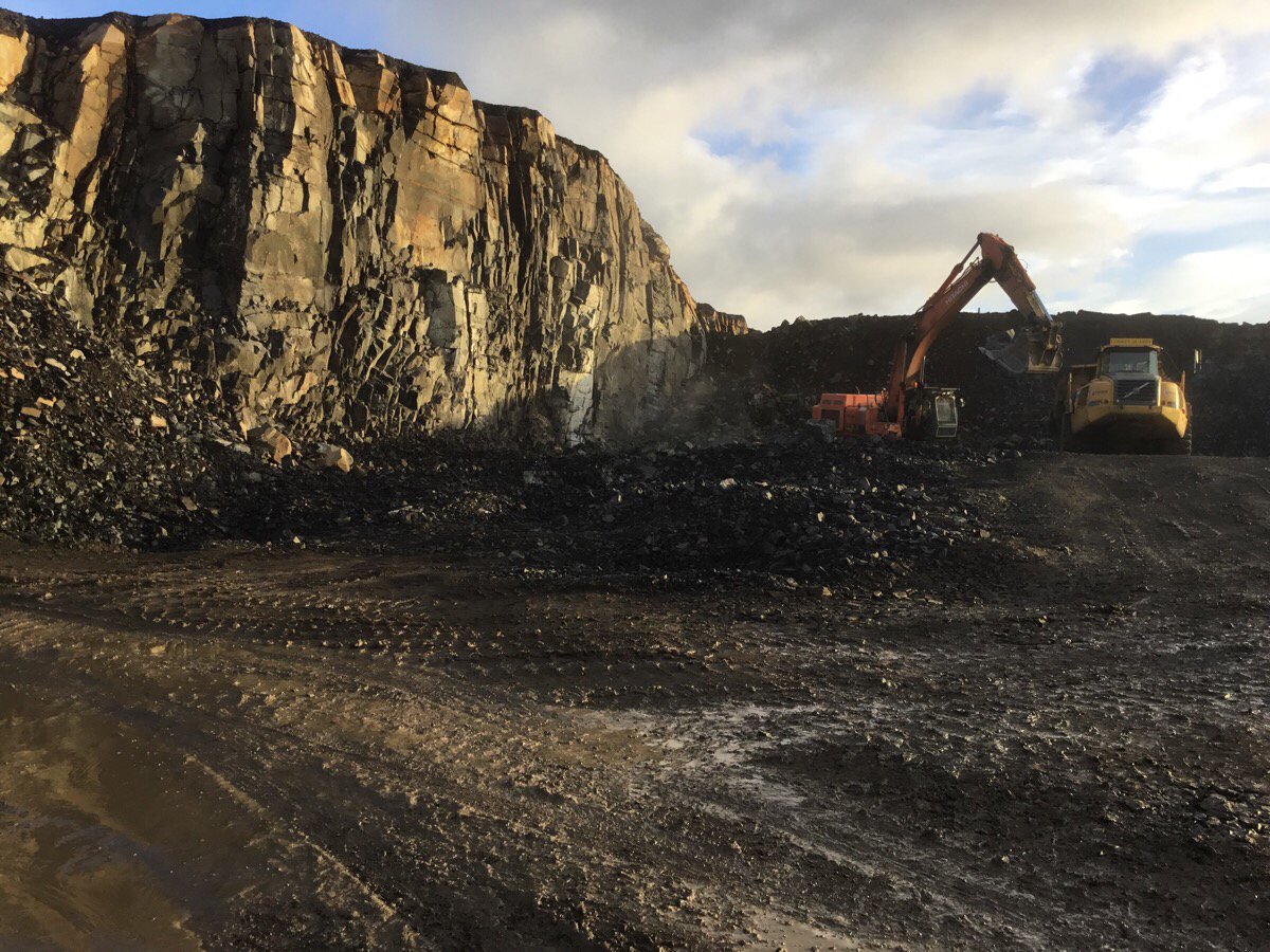 P.Keenan Face Inspection  Corkey Quarry 