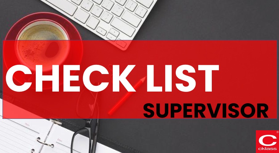 CHECK LIST SUPERVISOR V3.0