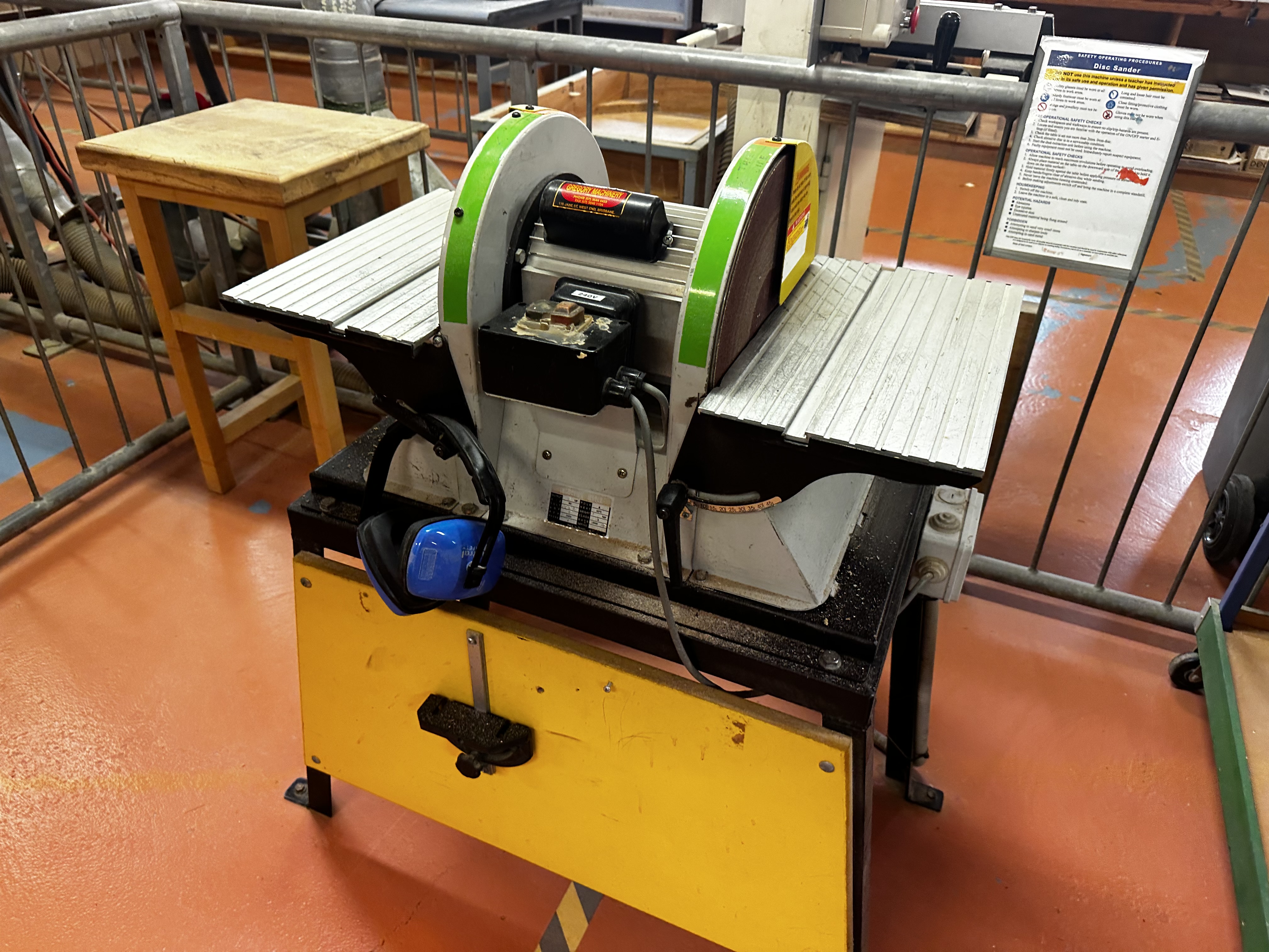 Dual Disk Sander Risk Assessment