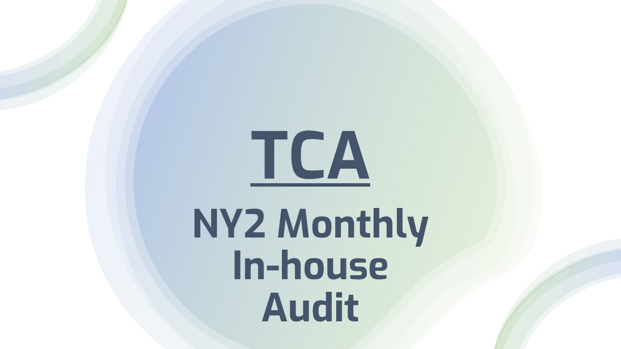 N6 Weekly Audit Items