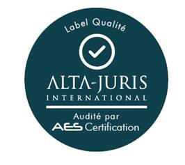 Label Qualité ALTA JURIS INTERNATIONAL