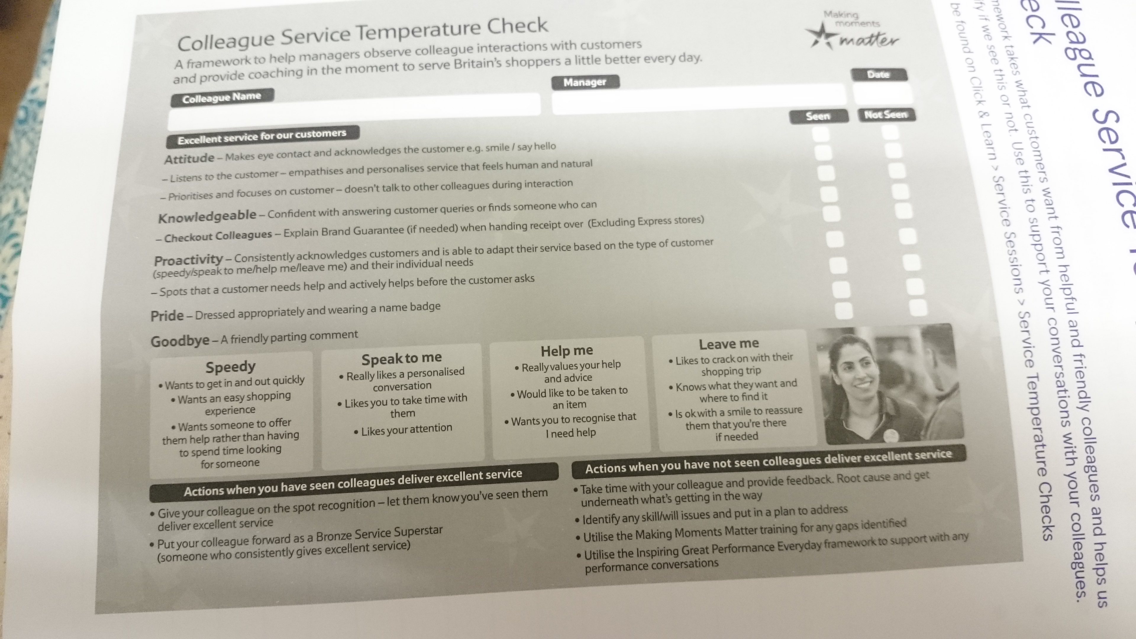 Colleague Service Temperature Check 